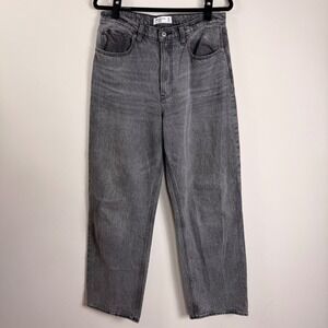Abercrombie & Fitch The Loose High Rise Washed Black Relaxed Jeans 30/10L